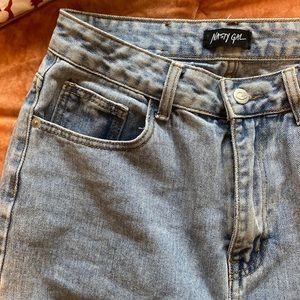 NastyGal Denim Mom Jeans